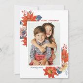 winterflesjes Fotokerstfeest Feestdagenkaart (Voorkant)