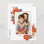 winterflesjes kerstfoto feestdagenkaart (Voorkant / Achterkant)