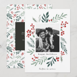 Winterflessen kerstfoto Klassieke kleuren Feestdagenkaart