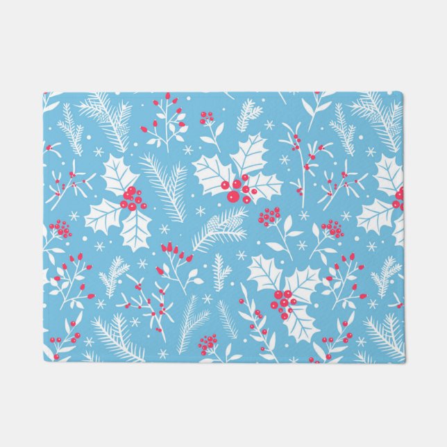 Winterflora 2 deurmat (Voorkant)