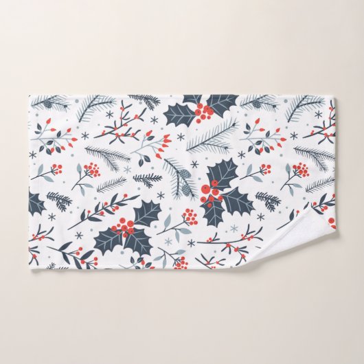 Winterflora Bad Handdoek (Handdoek)