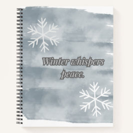 Winterfluisteren Notitieboek