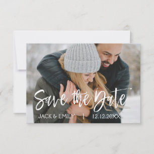 Winterfoto Save the Date Card