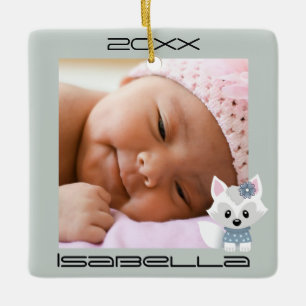 Winterfoxes Keramisch Ornament