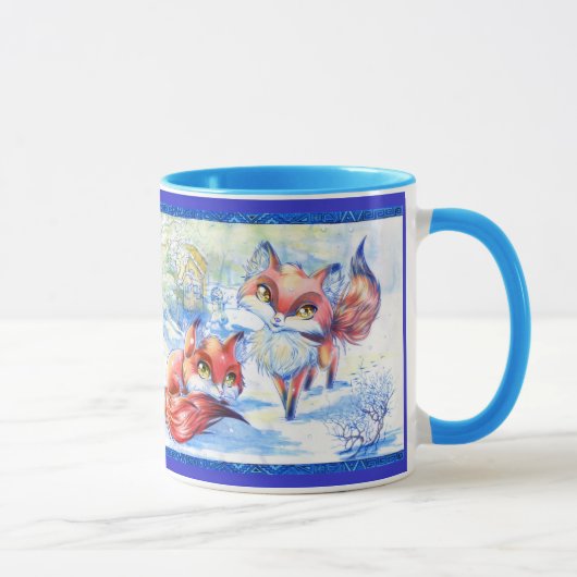 Winterfoxes, winterfoxes mok (Rechts)