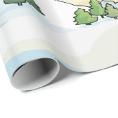 Wintergebergte — Snowy Landschap Cadeaupapier (Rol Hoek)