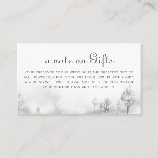 Wintergebergte woudweduwschap informatiekaartje (Voorkant)