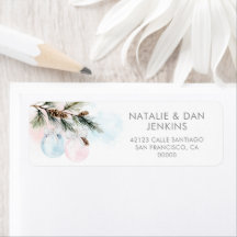 Wintergendergelijkheid onthullen Adresetiket Baby