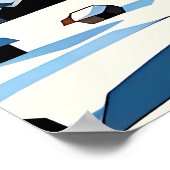 wintergeometrie poster (Hoek)