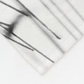 wintergras op sneeuw fleece deken (Hoek)