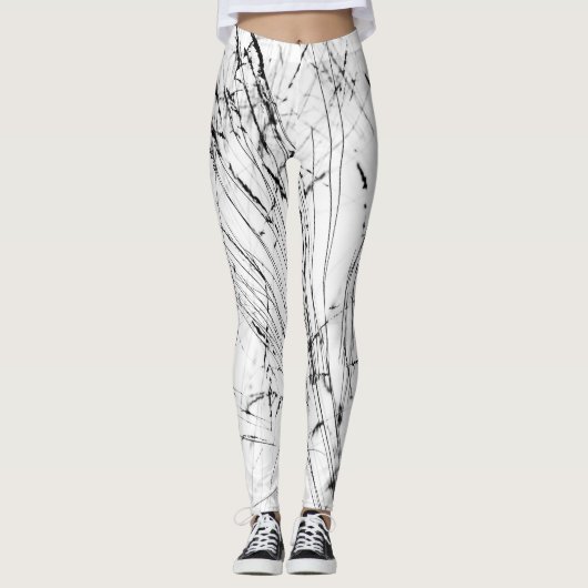 wintergras op sneeuw leggings (Voorkant)