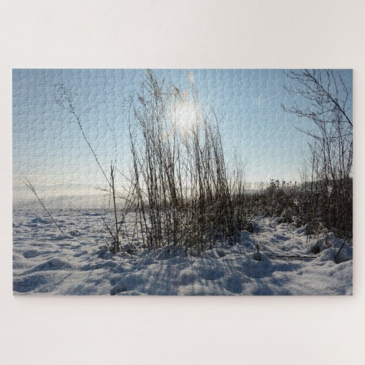 Wintergrassen - legpuzzel (Horizontaal)