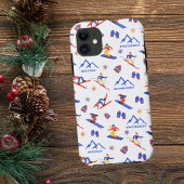 Wintergreen Mount Virginia Ski Snowboard patroon Case-Mate iPhone Case