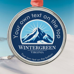Wintergreen Virginia medaille  Metalen Ornament
