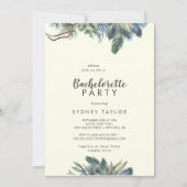 Wintergroen | Ivoor Bachelorette Party Kaart (Voorkant)