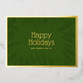 Wintergroen Lijst Prettige feestdagen (Voorkant)