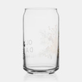 Wintergroen Trouwbekers Blikvorm Glas (Rechts)