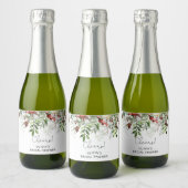 Wintergroenblijvend vrijgezellenfeest Mousserend W Sparkling Wijnetiket (Flessen)