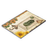 Wintergroene kalebassen notitieboek (Linkerzijde)