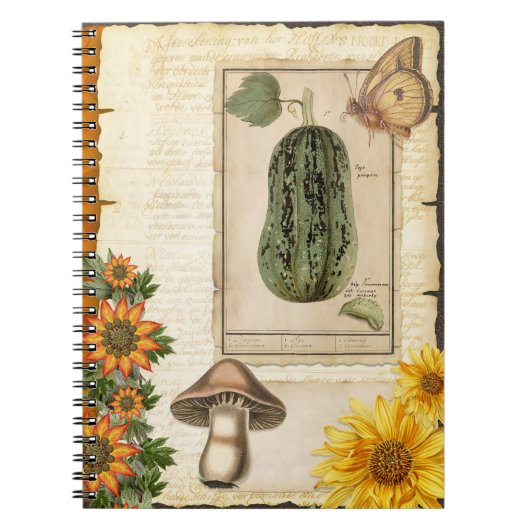 Wintergroene kalebassen notitieboek (Voorkant)