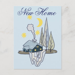 Winterhaus New Home Briefkaart