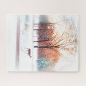 Winterherten 3 legpuzzel (Horizontaal)