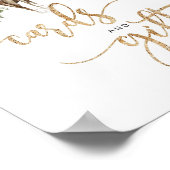 winterherten en geschenken voor bossen poster (Hoek)