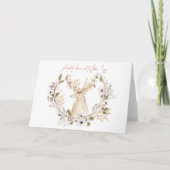 Winterhertenkrans Bedankkaart (Voorkant)