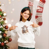 Winterhoed Kerst Schaap Aangepaste Tekst