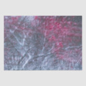 Winterholbessen onder sneeuwschilderij tissuepapier (Voorkant)