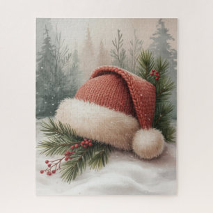 Winterhoofdtelefoonpuzzel Legpuzzel