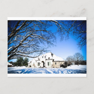 Winterhuis Feestdagenkaart