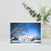 Winterhuis Feestdagenkaart (Staand voorkant)