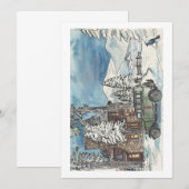 Winterhuis Kaart (Voorkant / Achterkant)