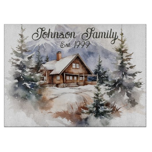 Winterhut Snijplank (Voorkant)