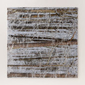 Winterijs Storm in het bos - 20 x 20 inch Legpuzzel (Horizontaal)