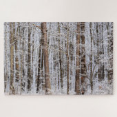Winterijs Storm in het bos - 20 x 30 inch Legpuzzel (Horizontaal)