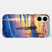Winterijsschaatsen Case-Mate iPhone Case (Achterkant (horizontaal))