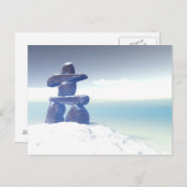 Winterinukshuk Briefkaart (Voorkant / Achterkant)