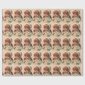  Winterjuffrouw Cadeaupapier (Vlak)