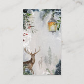 Winterkaart met registergegevens informatiekaartje (Achterkant)