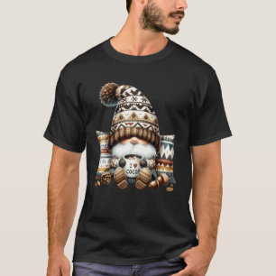 Winterkabouter Herfstaccessoires met warme cacaumo T-shirt