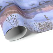 Winterkajuiteter op sneeuwkerst cadeaupapier (Rol Hoek)