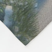 Winterkardinaal op een feestelijk vogelhuisje fleece deken (Hoek)