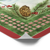 Winterkardinaal Poster (Hoek)