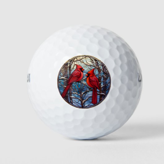 Winterkardinalen golfballen (Voorkant)