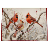 Winterkardinalen Groot Cadeauzakje (Voorkant)