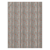 Winterkardinalen in Birch Trees Tafelkleed (Voorkant)