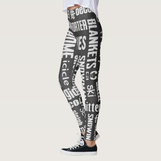 winterkarton collage leggings (Links)