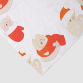 WinterKat Tissuepapier (Detail)